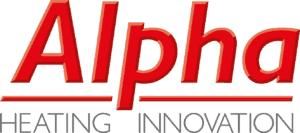 Alpha Heating logo.